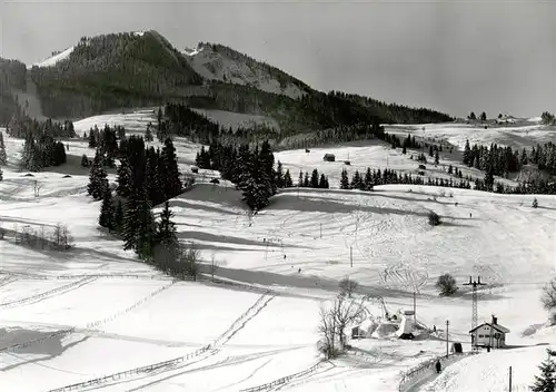 AK / Ansichtskarte  Nesselwang_Allgaeu_Bayern Sessellift 