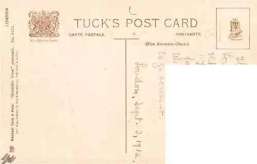 AK / Ansichtskarte 73880064 London__UK London Bridge Tucks Post Card Heraldie View Postcard No. 2175 