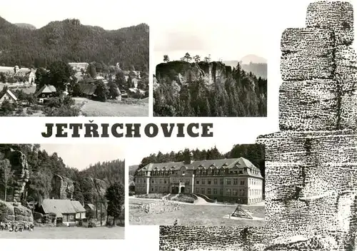 AK / Ansichtskarte  Jetrichovice_Dittersbach_CZ Teilansichten Landschaftspanorama 