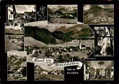 AK / Ansichtskarte  Altstaetten_SG und Umgebung Alpenpanorama Luftaufnahme Altstaetten_SG