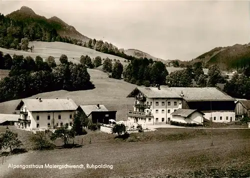 AK / Ansichtskarte  Ruhpolding Alpengasthaus Maiergschwendt Ruhpolding