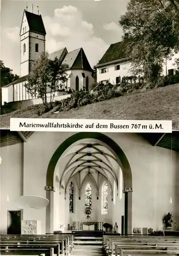 AK / Ansichtskarte 73880152 Bussen_Uttenweiler_BW Marienwallfahrtskirche auf dem Bussen Innenansicht 