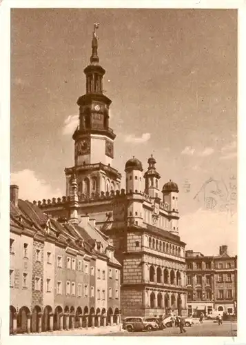 AK / Ansichtskarte 73880164 Poznan_Posen Ratusz Rathaus Poznan Posen