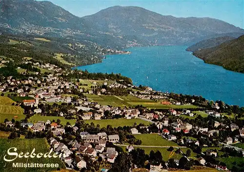 AK / Ansichtskarte  Seeboden_Millstaettersee_Kaernten_AT Fliegeraufnahme 