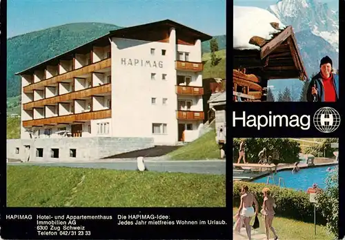 AK / Ansichtskarte  Zug__ZG Hapimag Hotel und Appartementhaus Schwimmbad 