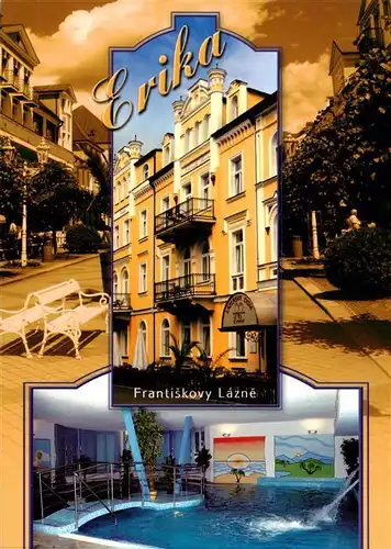 AK / Ansichtskarte  Frantiskovy_Lazne_Franzensbad_Boehmen_CZ Kurhaus Erika Hallenbad 