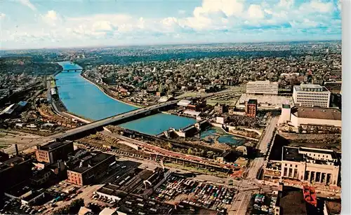 AK / Ansichtskarte 73880307 Rochester_New_York_USA View of the city as seen from top of Xerox Square Office Building 