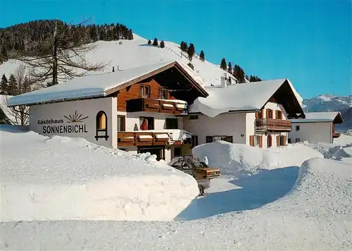 AK / Ansichtskarte  Schattwald_Tirol_AT Fremdenheim Sonnenbichl Winterzauber 