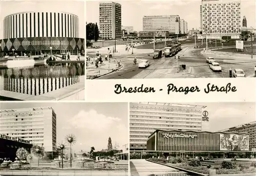 AK / Ansichtskarte  Dresden_Elbe Prager Strasse 