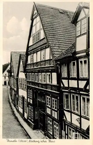 AK / Ansichtskarte  Hameln_Weser Lueckingsches Haus Hameln Weser