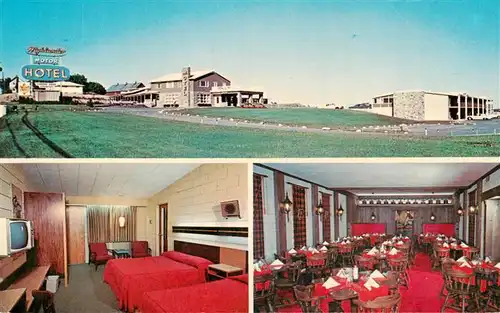 AK / Ansichtskarte  Rochester_New_York_USA The Highlander Motor Hotel Zimmer Gastraum 