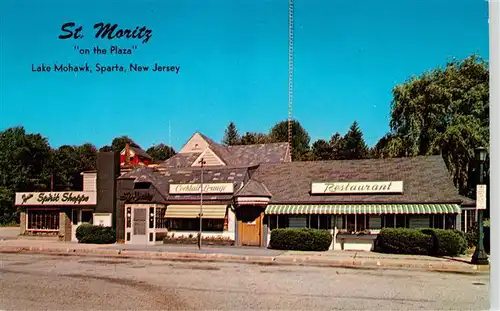 AK / Ansichtskarte  Sparta_New_Jersey_USA St Moritz on the Plaza Lake Mohawk  