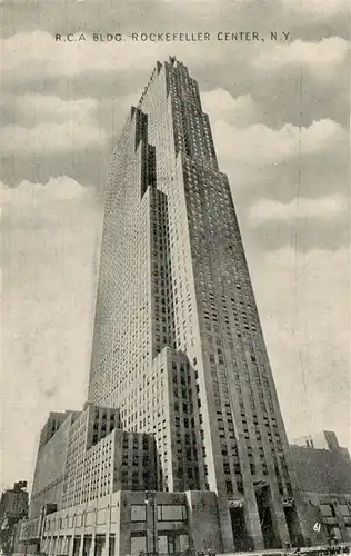 AK / Ansichtskarte 73880405 New_York_City RCA Building Rockefeller Center New_York_City