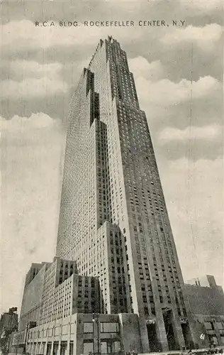 AK / Ansichtskarte  New_York_City RCA Building Rockefeller Center New_York_City