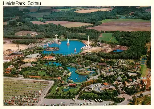 AK / Ansichtskarte  Soltau Heide Park Soltau Fliegeraufnahme Soltau