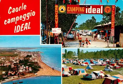 AK / Ansichtskarte 73880448 Caorle_Veneto_IT Campeggio Ideal Fliegeraufnahme 