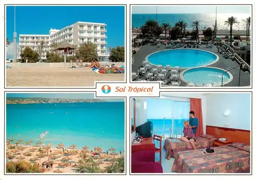 AK / Ansichtskarte 73880455 Playa_de_Palma_Mallorca Sol Tropical Strand Pool Appartement Playa_de_Palma_Mallorca