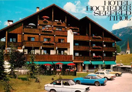 AK / Ansichtskarte  Seefeld_Tirol Hotel Hocheder  Seefeld Tirol