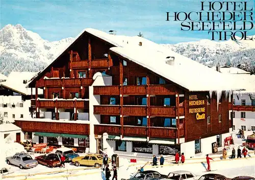 AK / Ansichtskarte 73880470 Seefeld_Tirol Hotel Hocheder Seefeld Tirol