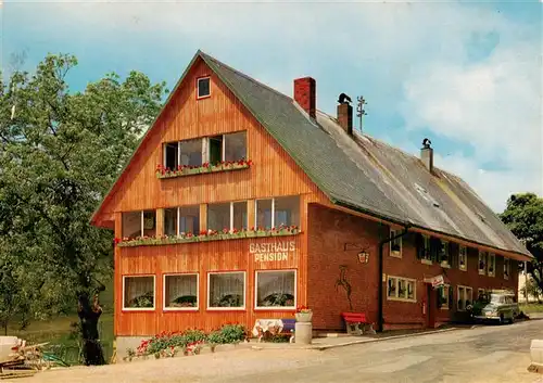 AK / Ansichtskarte  Fischbach_Schluchsee Pension Gasthaus Hirschen Fischbach Schluchsee