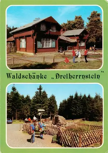 AK / Ansichtskarte 73880586 Brotterode Waldschaenke Dreiherrnstein Scheffel Denkmal Brotterode