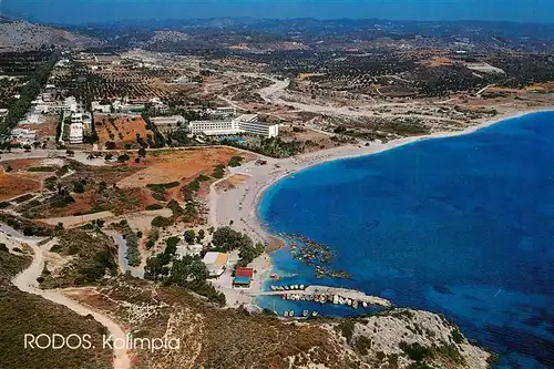 AK / Ansichtskarte  Rodos_Rhodes_Rhodos_Greece Kolimpia Fliegeraufnahme 