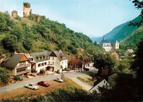 AK / Ansichtskarte 73880648 Beilstein_Mosel Hotel Restaurant Haus Burgfrieden Reichsgrafenkeller und Reichsburg Metternich Beilstein_Mosel