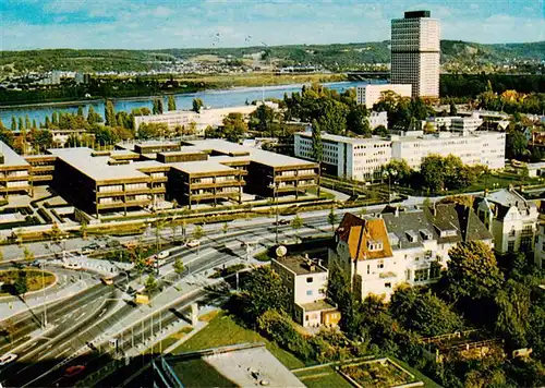 AK / Ansichtskarte  Bonn_Rhein Regierungsviertel und Bundeskanzleramt Bonn_Rhein