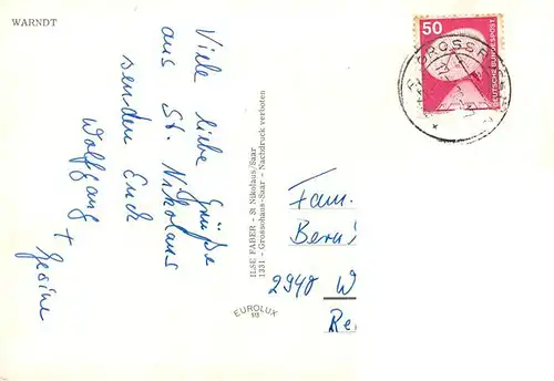 AK / Ansichtskarte  Warndt_Grossrosseln Teilansichten Kirche Hautstrasse 