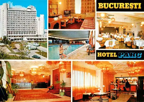 AK / Ansichtskarte 73880693 Bucuresti_Bukarest_Bucaresti_RO Hotel Parc Restaurant Bar Hallenbad 