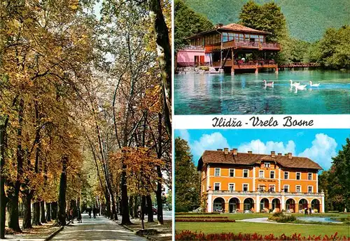 AK / Ansichtskarte 73880735 Ilidza_Ilijasa_Bosnia Vrelo Bosne Hotel Allee 