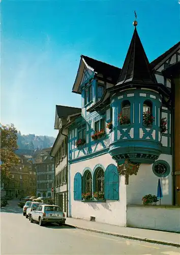 AK / Ansichtskarte  St_Gallen_SG Haus zum gruenen Hof 17. Jhdt. St_Gallen_SG