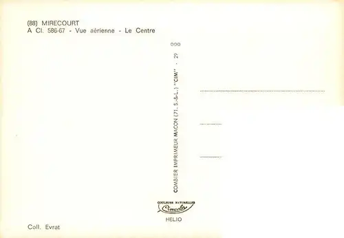 AK / Ansichtskarte  Mirecourt_88_Vosges Le centre vue aérienne 