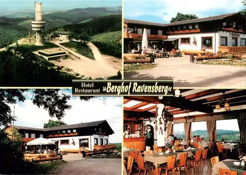 AK / Ansichtskarte  Bad_Sachsa_Harz Hotel Restaurant Berghof Ravensberg Aussichtsberg Bad_Sachsa_Harz