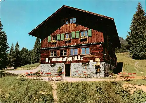 AK / Ansichtskarte  Obermaiselstein Berggasthaus Wannenkopfhuette Obermaiselstein