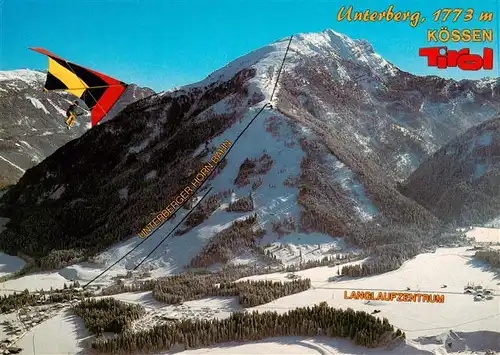 AK / Ansichtskarte  Koessen_Tirol_AT Unterberg Kaisergebirge Langlaufzentrum Drachenflieger 