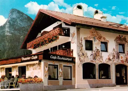 AK / Ansichtskarte  Oberammergau Theatercafe Restaurant Oberammergau