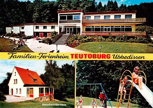 AK / Ansichtskarte  Ubbedissen Familien Ferienheim Teutoburg Naturfreundehaus Kinderspielplatz Ubbedissen