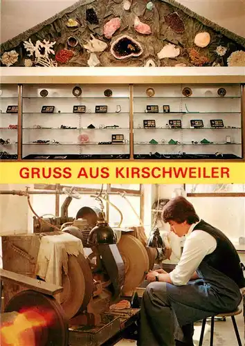 AK / Ansichtskarte  Kirschweiler Schmuck und Mineralienhaus Edelsteinschleiferei Kirschweiler