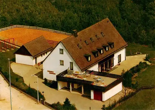 AK / Ansichtskarte  Kirchehrenbach Ponyhof Kinderfreizeitheim Fliegeraufnahme Kirchehrenbach