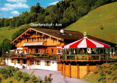 AK / Ansichtskarte 73880956 St_Johann_Pongau Oberforsthof Alm Restaurant Sonnenterrasse St_Johann_Pongau