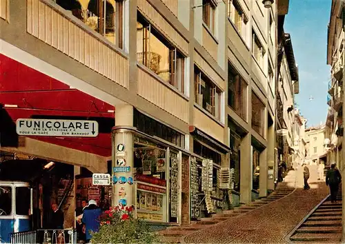 AK / Ansichtskarte  Lugano_Lago_di_Lugano_TI Via Cattedrale 