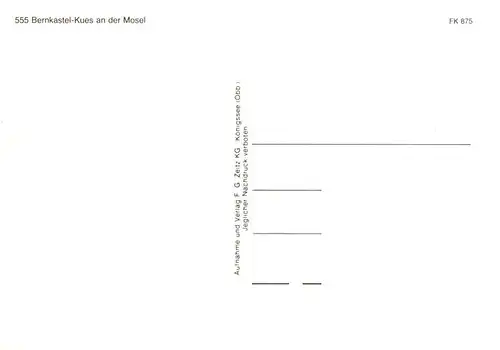 AK / Ansichtskarte  Bernkastel-Kues_Berncastel Moselpartie Panorama 