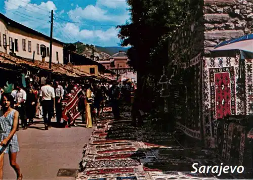 AK / Ansichtskarte 73881045 Sarajevo_Bosnia-Herzegovina Bazar 