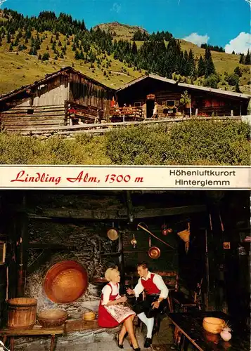 AK / Ansichtskarte  Hinterglemm_Saalbach Lindling Alm Gaststube Hinterglemm_Saalbach