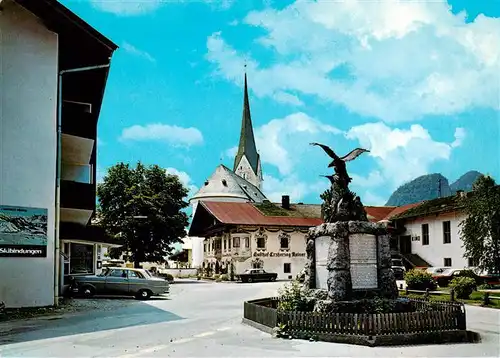 AK / Ansichtskarte  Koessen_Tirol_AT Strassenpartie mit Gasthof Erzherzog Rainer 