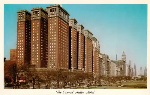 AK / Ansichtskarte  Chicago_Illinois The Conrad Hilton Hotel 