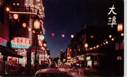 AK / Ansichtskarte  San_Francisco_California_USA Chinatown at night 