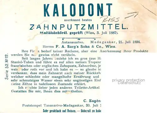 AK / Ansichtskarte  Kinder_Child_Enfants Kalodont Zahncrême 