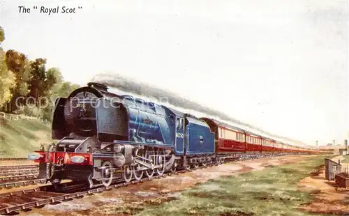 AK / Ansichtskarte 73881169 Eisenbahn Royal Scot Eisenbahn